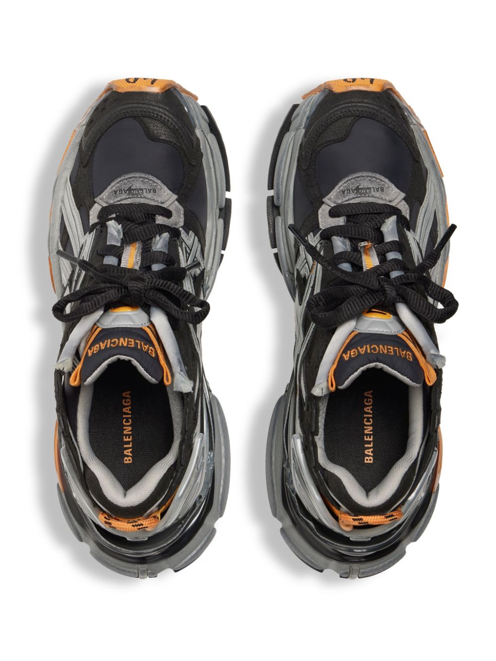 Balenciaga Runner distressed panelled sneakers - Image 2