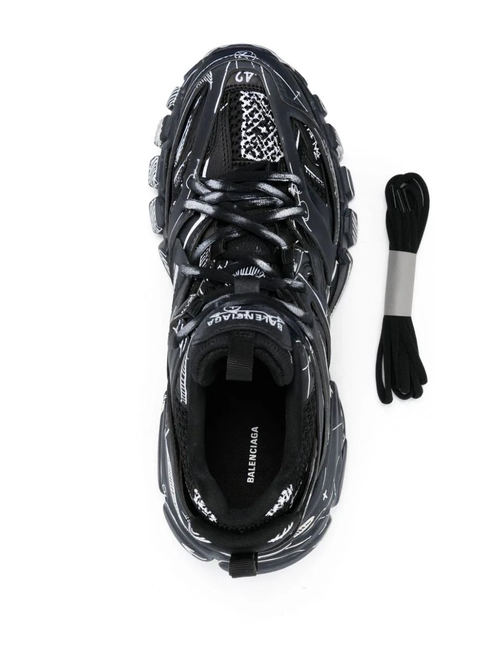 Balenciaga Track sketch-print panelled sneakers - Image 4