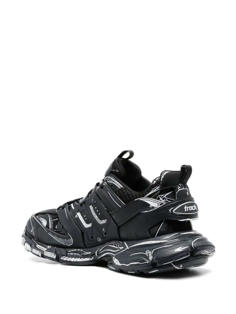 Balenciaga Track sketch-print panelled sneakers - Image 3
