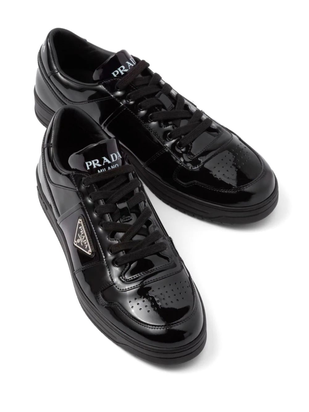 Prada Downtown leather sneakers - Image 4