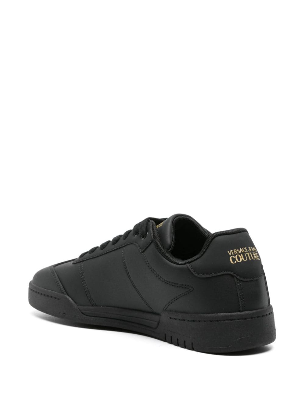 Versace Jeans Couture logo-print leather sneakers - Image 3