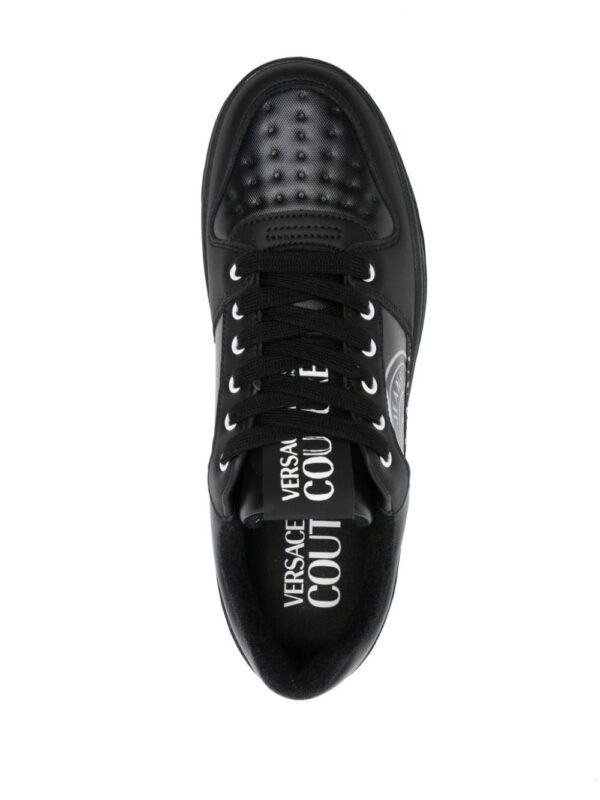 Versace Jeans Couture Starlight logo-print leather sneakers - Image 4