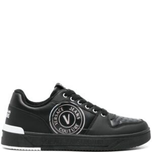 Versace Jeans Couture Starlight logo-print leather sneakers