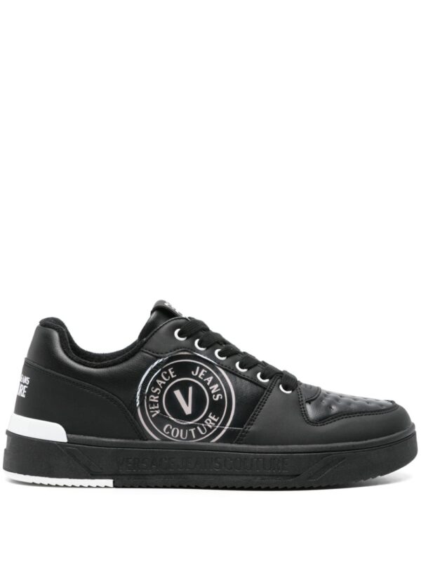 Versace Jeans Couture Starlight logo-print leather sneakers