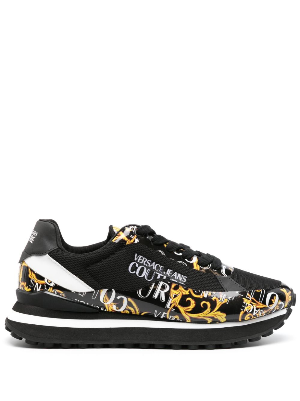 Versace Jeans Couture Spyke panelled sneakers