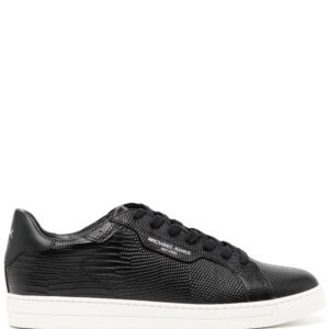 Michael Kors Keating snakeskin-effect leather sneakers