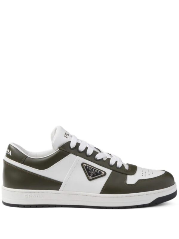 Prada  Downtown colour-block leather sneakers