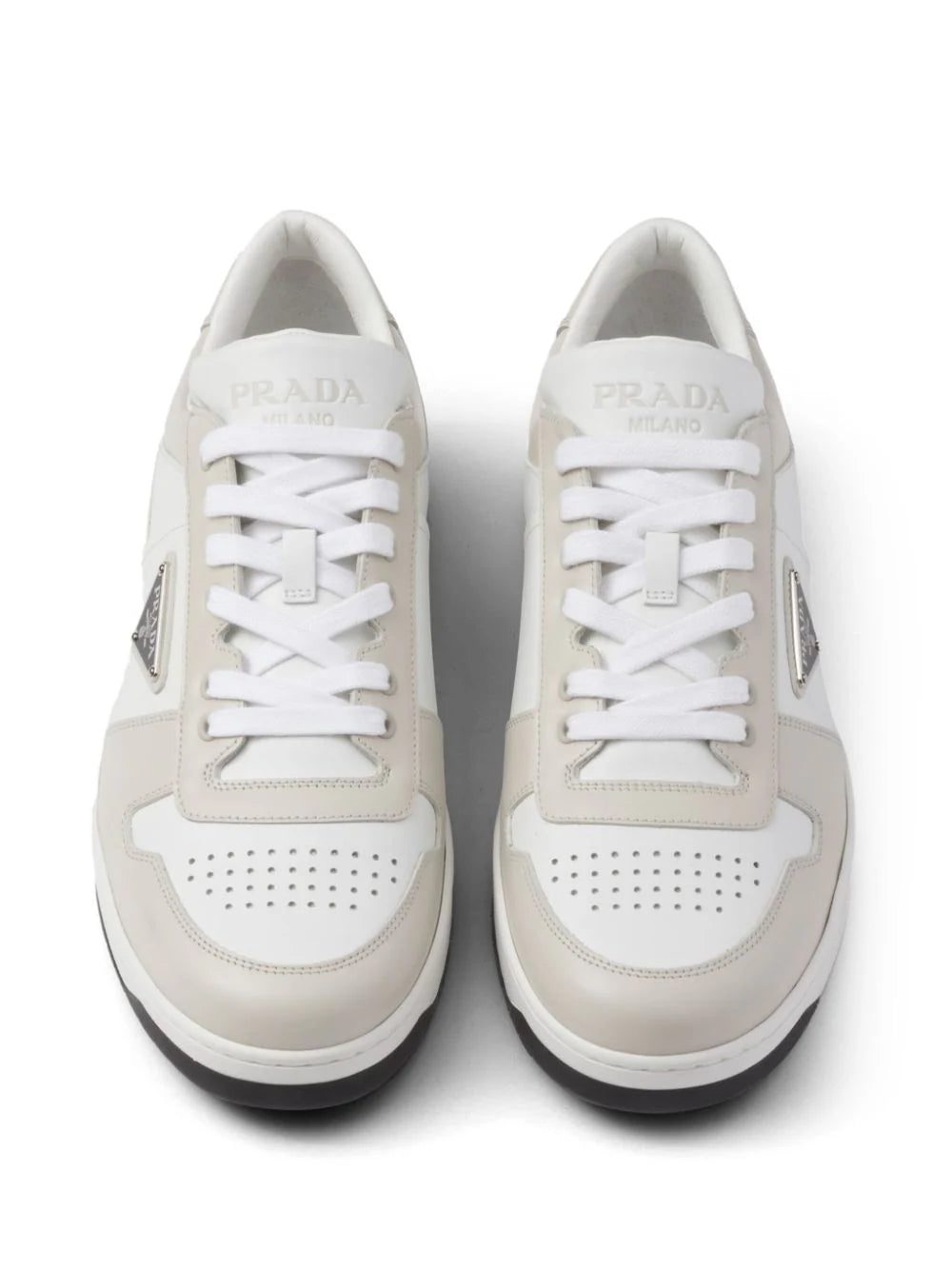 Prada Downtown logo-appliqué sneakers - Image 4
