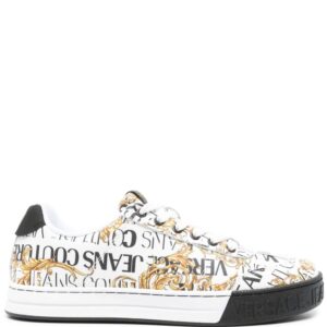Versace Jeans Couture Barocco-print lace-up sneakers