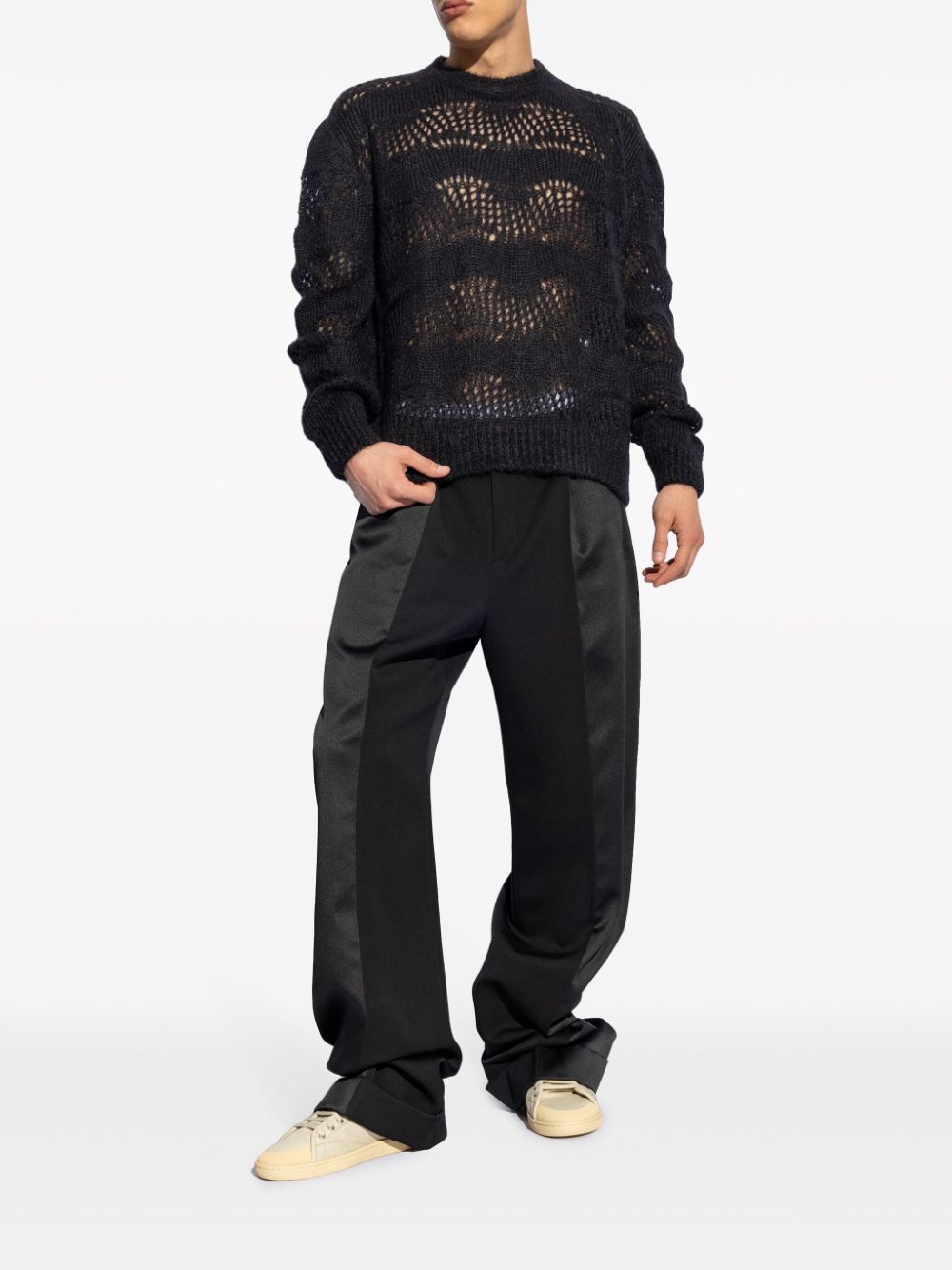 Saint Laurent canvas mid-top sneakers - Image 4