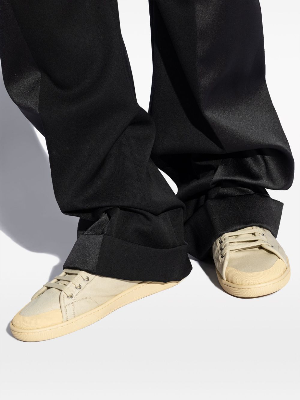 Saint Laurent canvas mid-top sneakers - Image 5