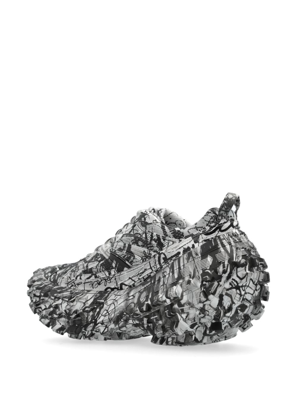 Balenciaga Bouncer graffiti-print sneakers - Image 2