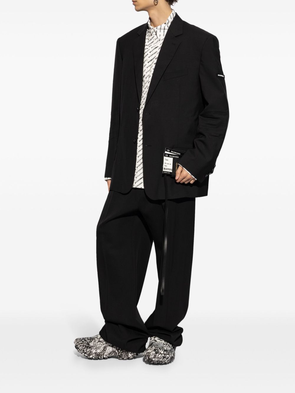 Balenciaga Bouncer graffiti-print sneakers - Image 6