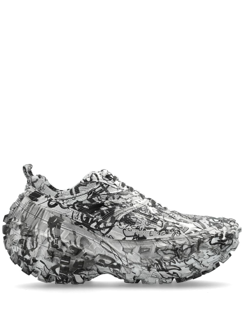 Balenciaga Bouncer graffiti-print sneakers